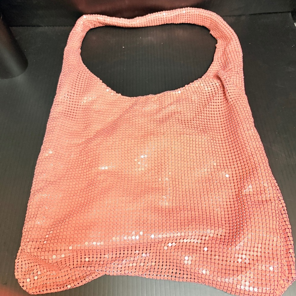 Pink chain mill purse